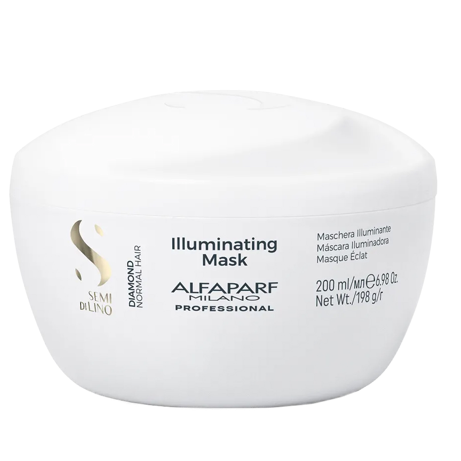 ALFAPARF SEMI DI LINO DIAMANTE ILLUMINATING MASK X 200 ML.